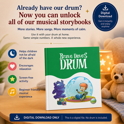Brave Dave Drum Single Storybook (Digital Download)
