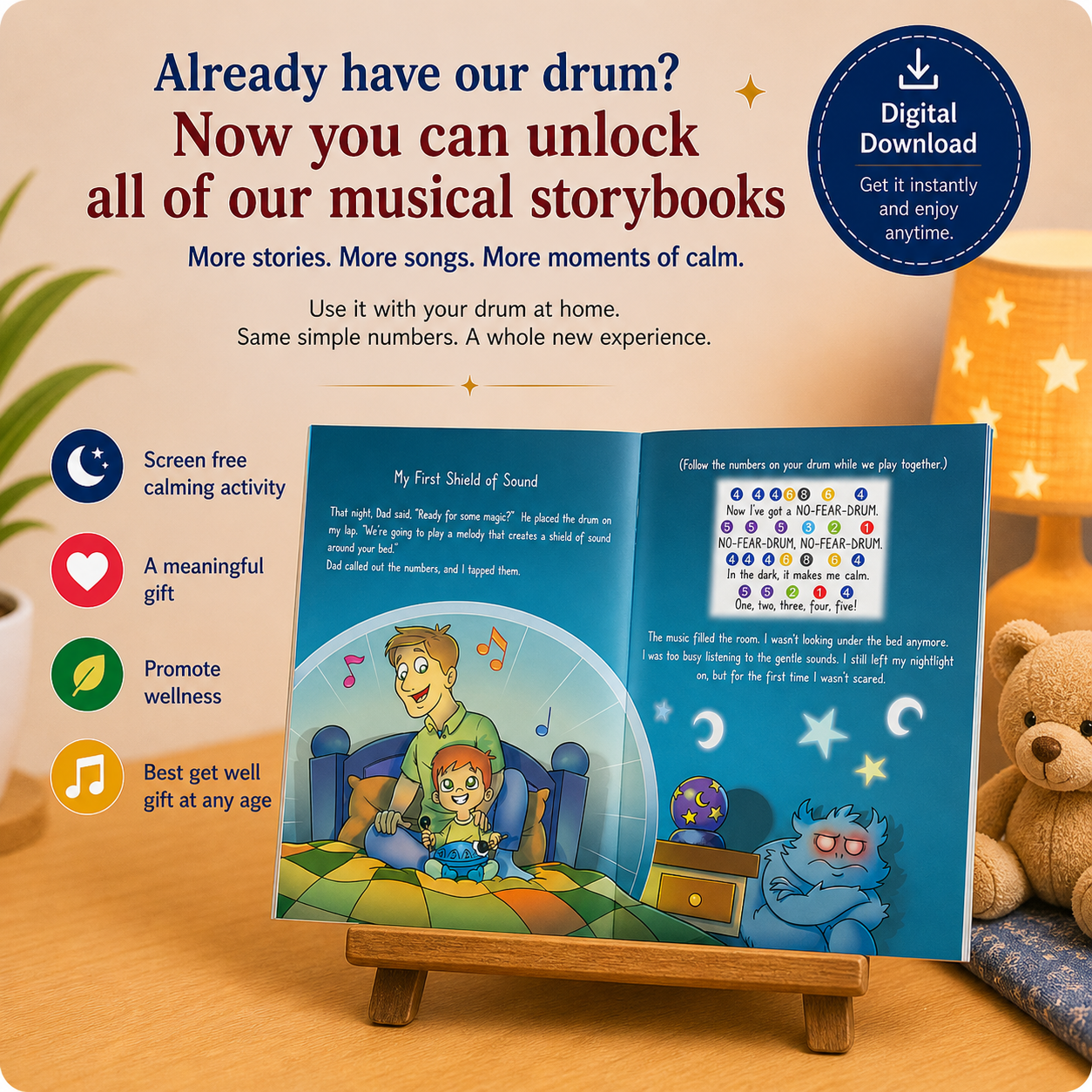 Brave Dave Drum Single Storybook (Digital Download)
