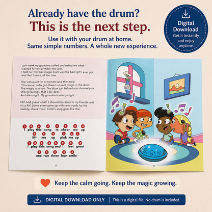 The Magic Calm Drum – Musical Story Pack (Digital Download)