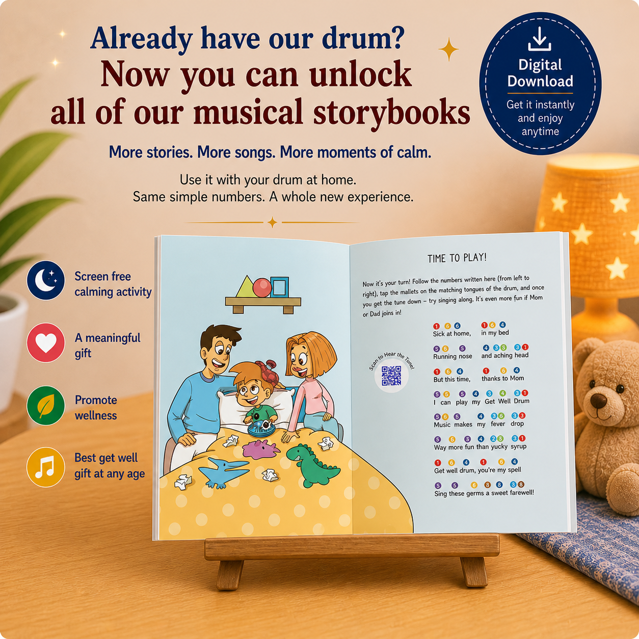 Get Well Drum Single Storybook (Digital Download)